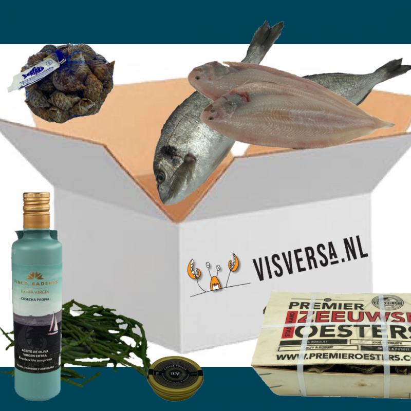 Heerlijk vispakket thuisbezorgd!