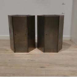 *NIEUW* Bloembak Cortenstaal 40x40x60 met verstelbare bodem