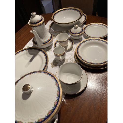 12 delig antiek servies