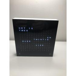Woordklok 13 x 13 cm