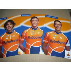 Te koop div.complete series foto's van wielrenners
