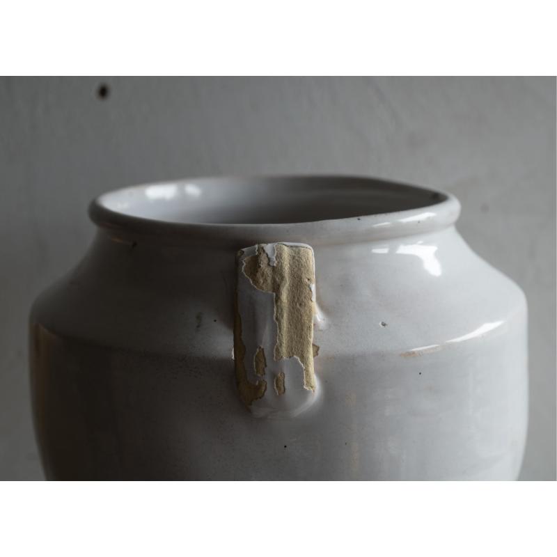 Witte Franse inmaak pot