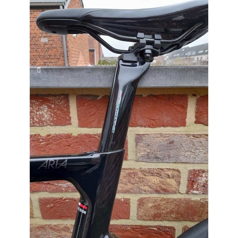 Bianchi Aria Aero 105 Disc, black/graphite full glossy (Framemaat 57cm)