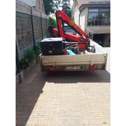 diesel groep met hydraullische onderdelen.