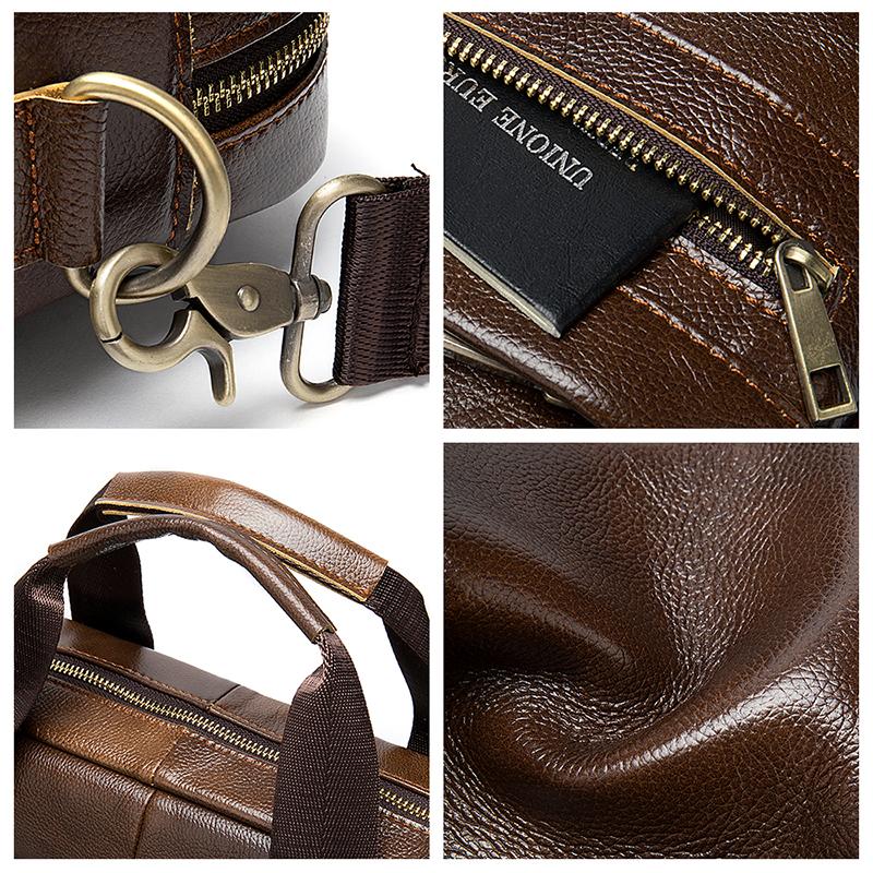 Partij Lederen Tassen 15"4  - Cognac x 20 en Zwart x 20