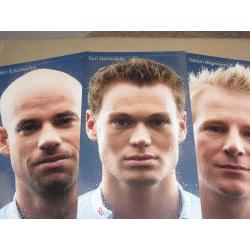 Te koop div.complete series foto's van wielrenners