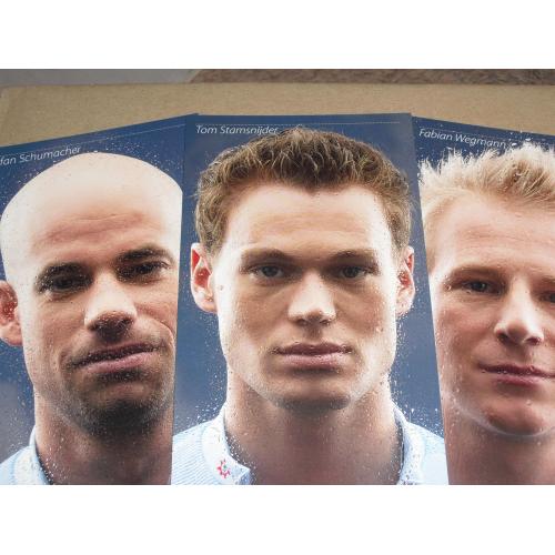Te koop div.complete series foto's van wielrenners