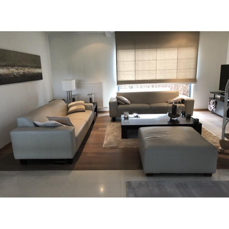 Modern lederen salon