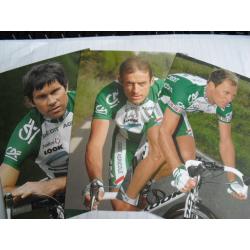Te koop div.complete series foto's van wielrenners