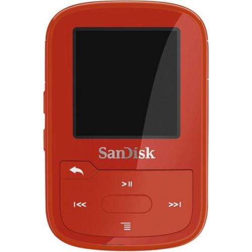 SanDisk Clip Sport Plus - MP3-speler - 16GB - Rood