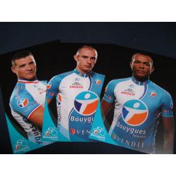 Te koop div.complete series foto's van wielrenners