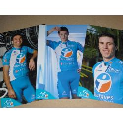 Te koop div.complete series foto's van wielrenners