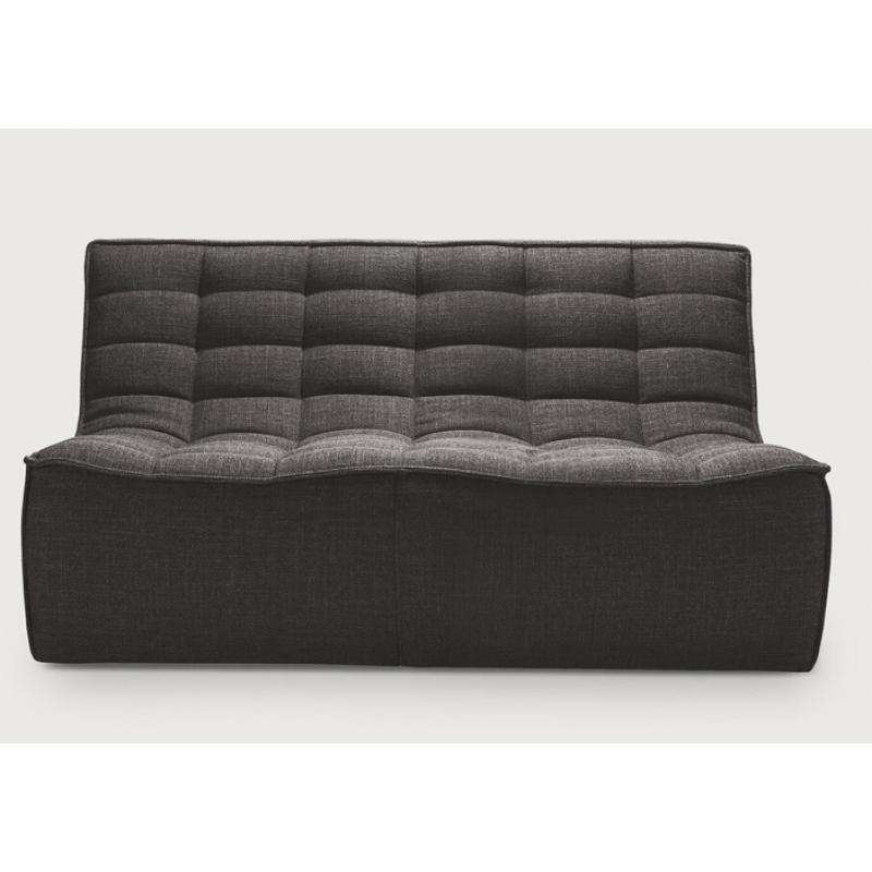 Ethnicraft N701 bank: rond hoekelement   N701 bank: 2-zits