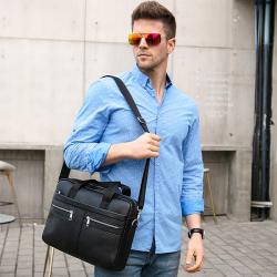 Partij Lederen Tassen 15"4  - Cognac x 20 en Zwart x 20