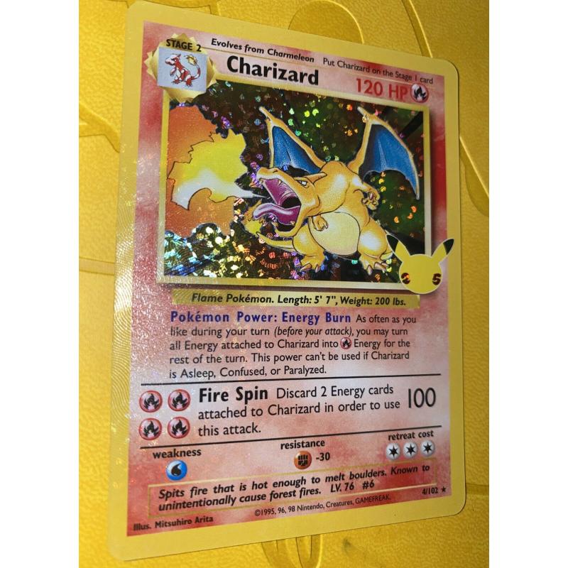 Charizard Pokemon Celebrations 25th Anniversary 4/102 Holo Rare