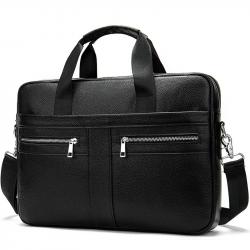 Partij Lederen Tassen 15"4  - Cognac x 20 en Zwart x 20