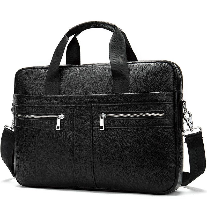 Partij Lederen Tassen 15"4  - Cognac x 20 en Zwart x 20