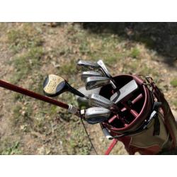Golftrolley en golfstiks Browning