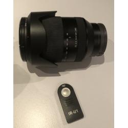 Sony a7ii met twee objectieven en fototas