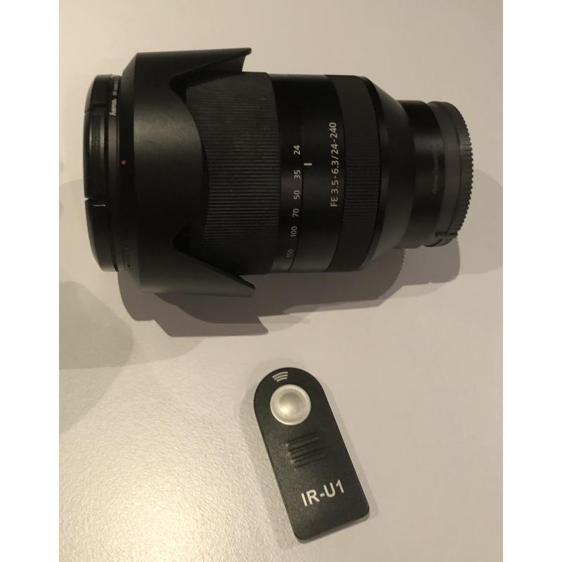 Sony a7ii met twee objectieven en fototas