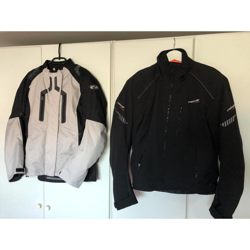 2 motovesten maat L en XL in perfecte staat