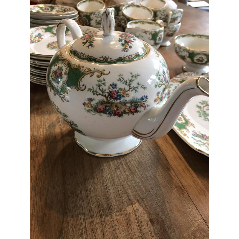 Vintage 12-delig thee servies