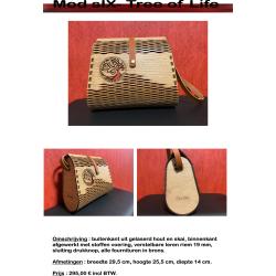 Houten handtas Cara-Cara Tree of Life-Collection