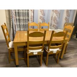 Eettafel   stoelen