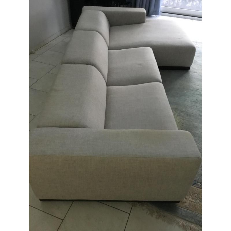 3-zit met chaise longue