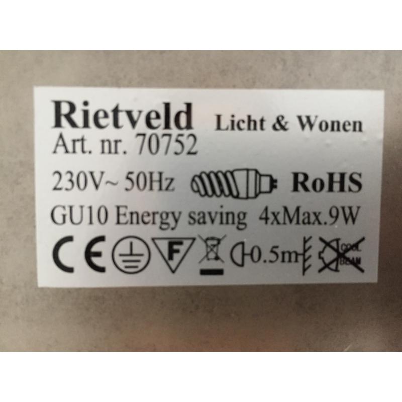 3 sets van 4 opbouwspots
