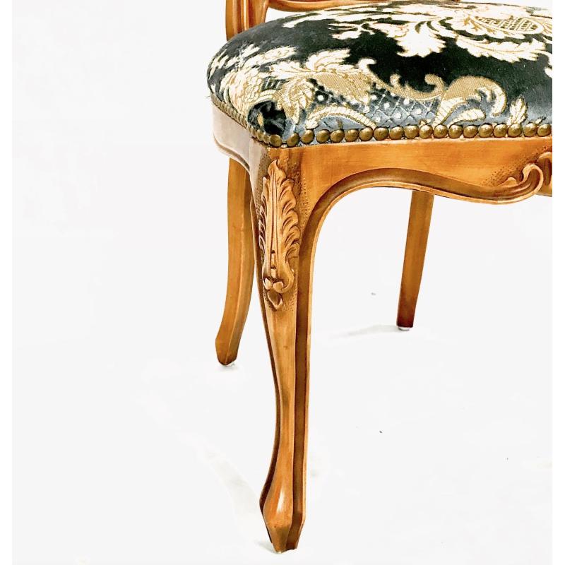 Set van vier Barok Stoelen - Eetset