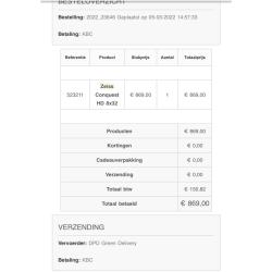 Zeiss Conquest HD 8*32 (Als nieuw)