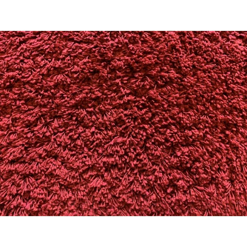 Gelijk nieuw groot kwalitatief dik rood tapijt, 2m x 2m90