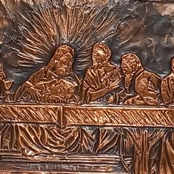 Bronzen plaquette Laatste Avondmaal