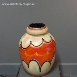 Bolvormige vintage West Germany vaas
