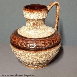 Stoere West Germany vaas van “VEB-Haldensleben”