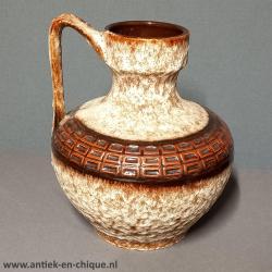Stoere West Germany vaas van “VEB-Haldensleben”