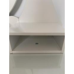 HEMNES Toilettafel met spiegel, wit100x50 cm