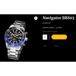 4 prachtige NAVIGATORS van ALPHA SIERRA NIEUW!!