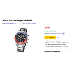 4 prachtige NAVIGATORS van ALPHA SIERRA NIEUW!!