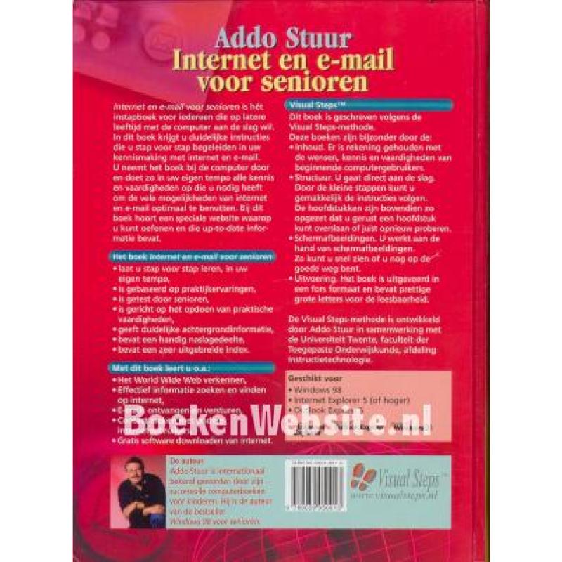 Te Koop Het Addo Stuur Boek Internet en Email voor Windows 98 T.e.a.b.