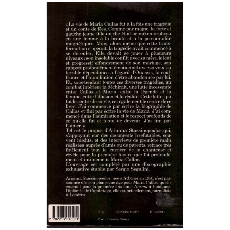 Arianna Stassinopoulos - Maria Callas par delà sa légende