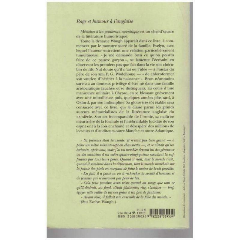 Auberon Waugh - Mémoires d'un gentleman excentrique