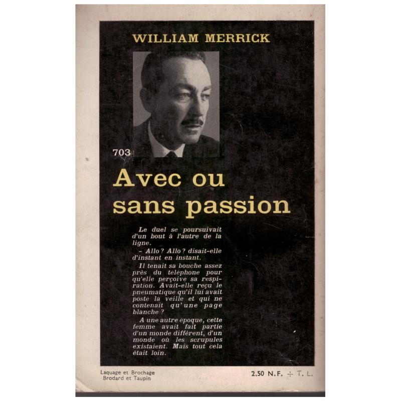 William Merrick - Avec ou sans passion