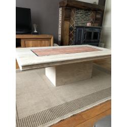 Salontafel in Travertin