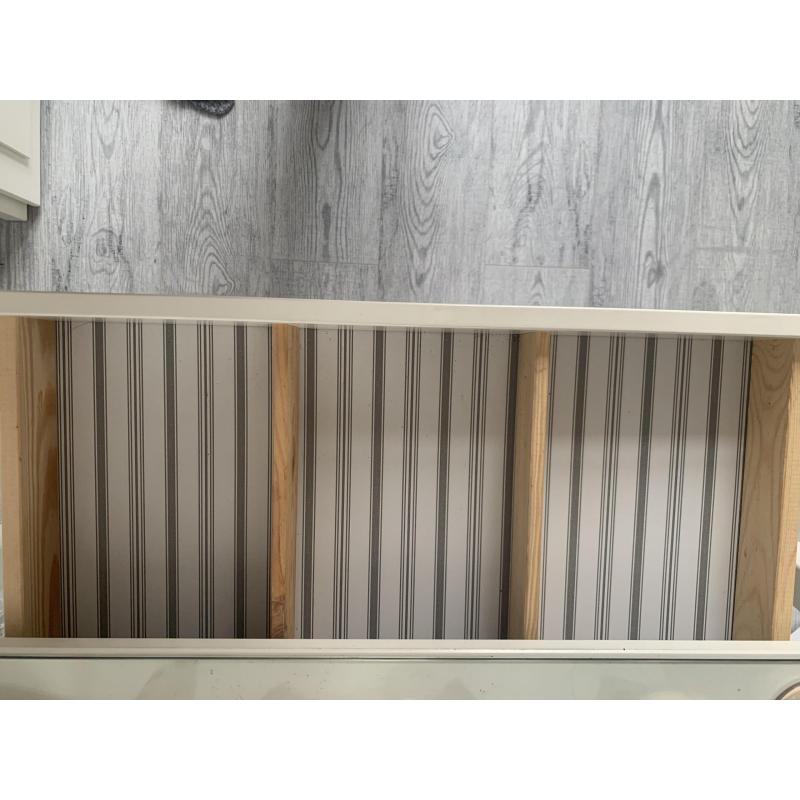 HEMNES Toilettafel met spiegel, wit100x50 cm