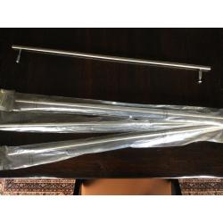 4 Handgrepen in inox voor lades 67 cm