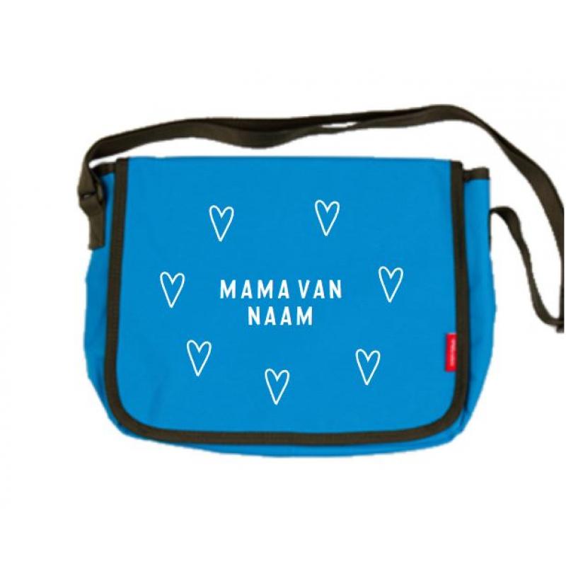 Luiertas met Naam en print In 2 kleuren!  Lief! Baby Beurs Actie