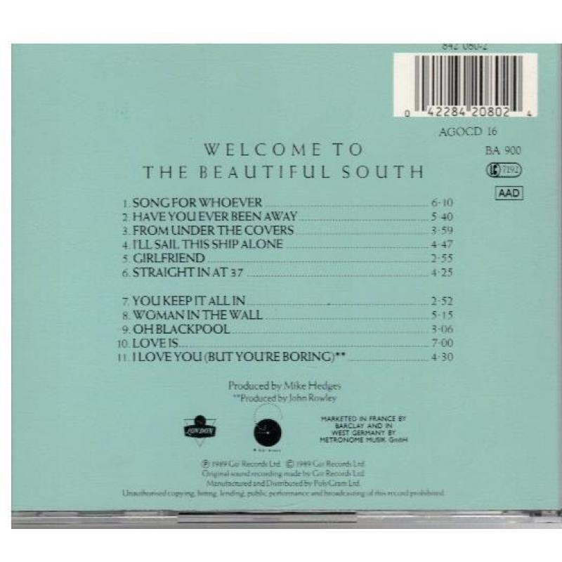 The Beautiful South – Welcome To The Beautiful South