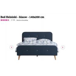 Bedframe donderblauw 140x200cm